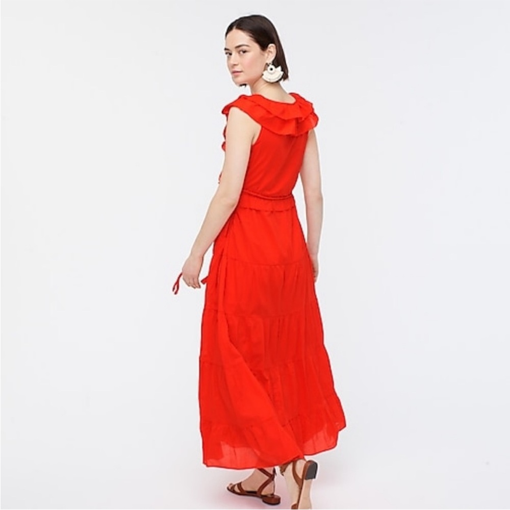 J. Crew Sunset Ruffle Dress - Picture 4 of 5